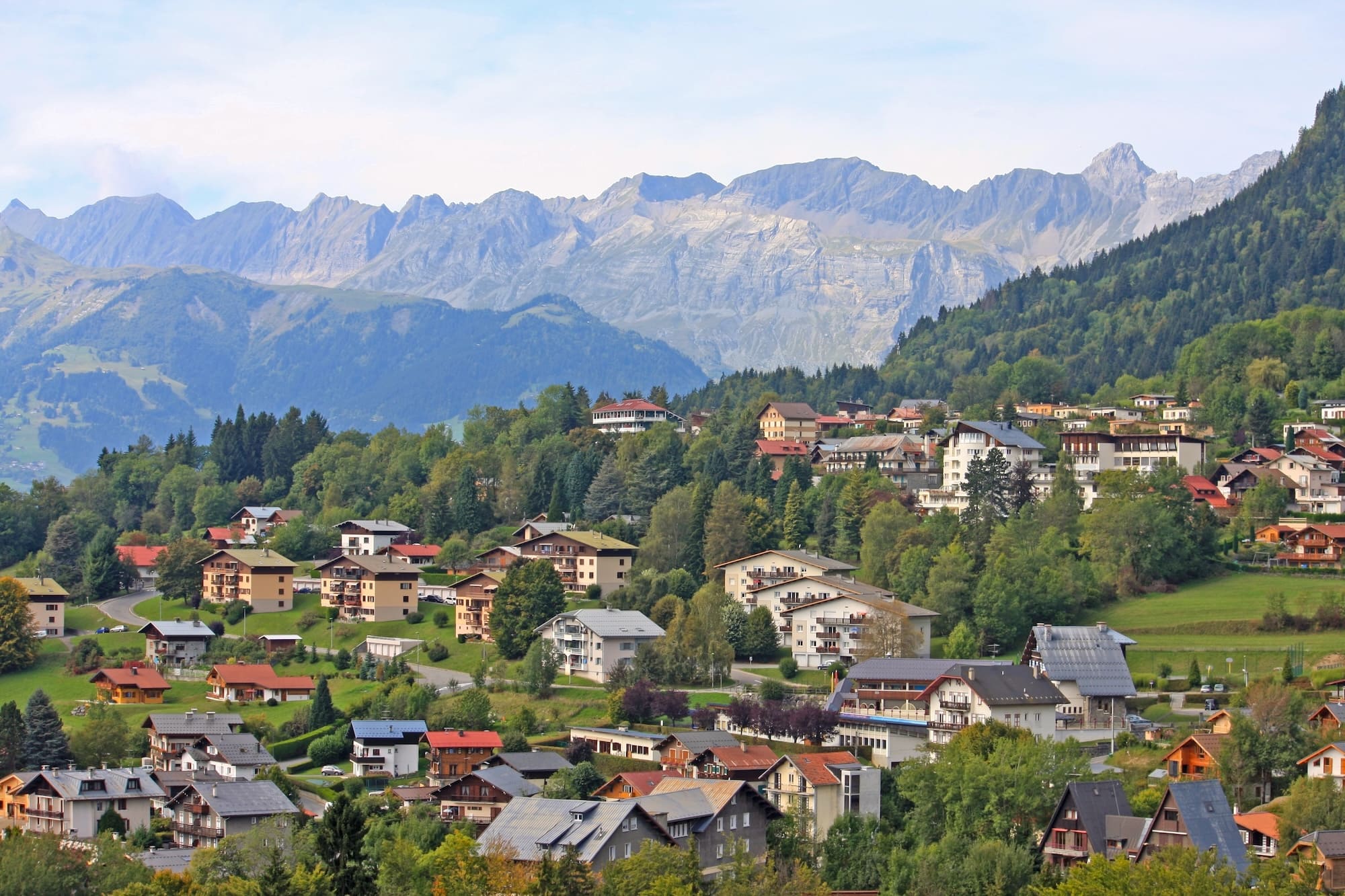 Camping les îles flower Passy village Alpes