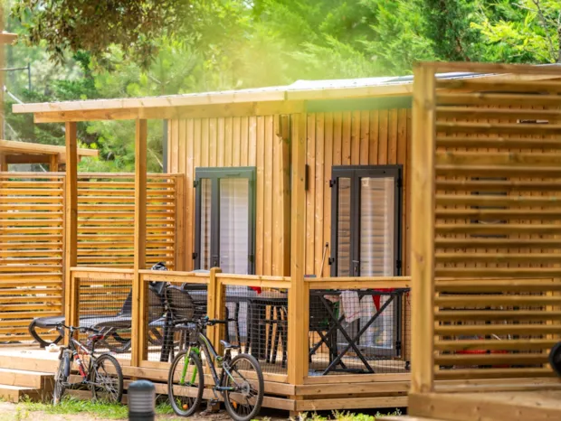 Hébergement mobil home location camping flower les îles