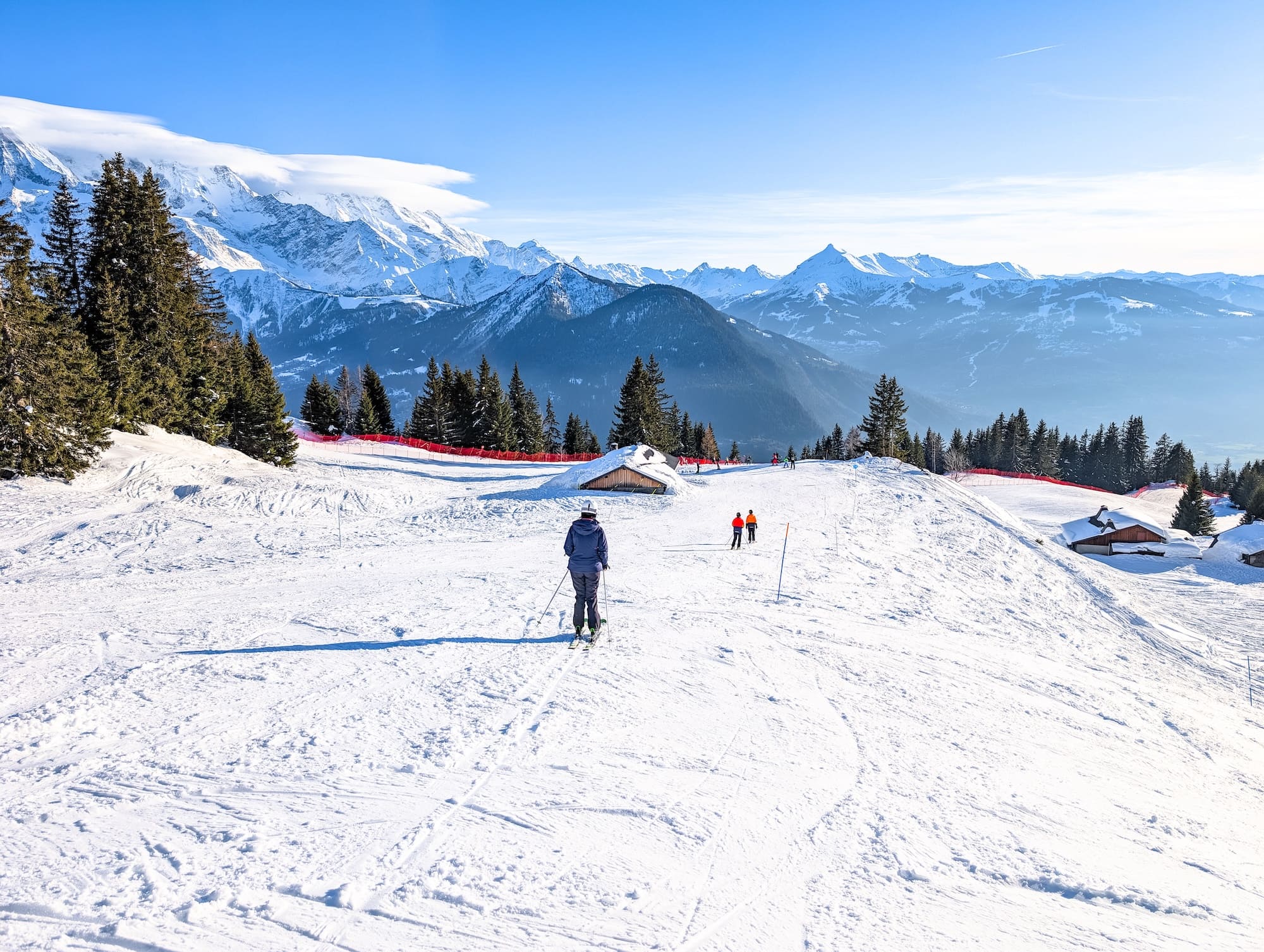 La région plaine joux ski camping îles passy