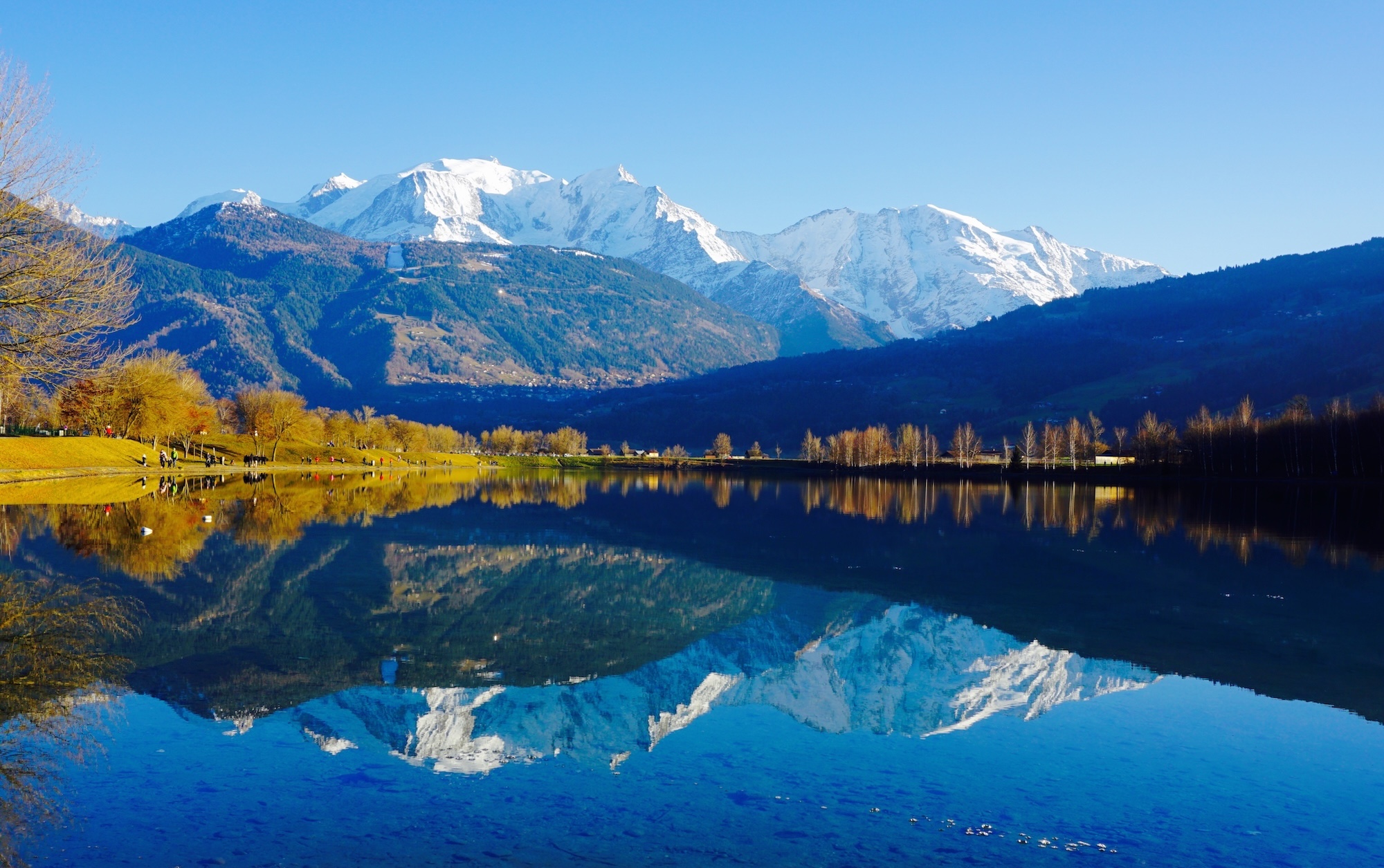 Mont blanc passy lac accueil camping les îles