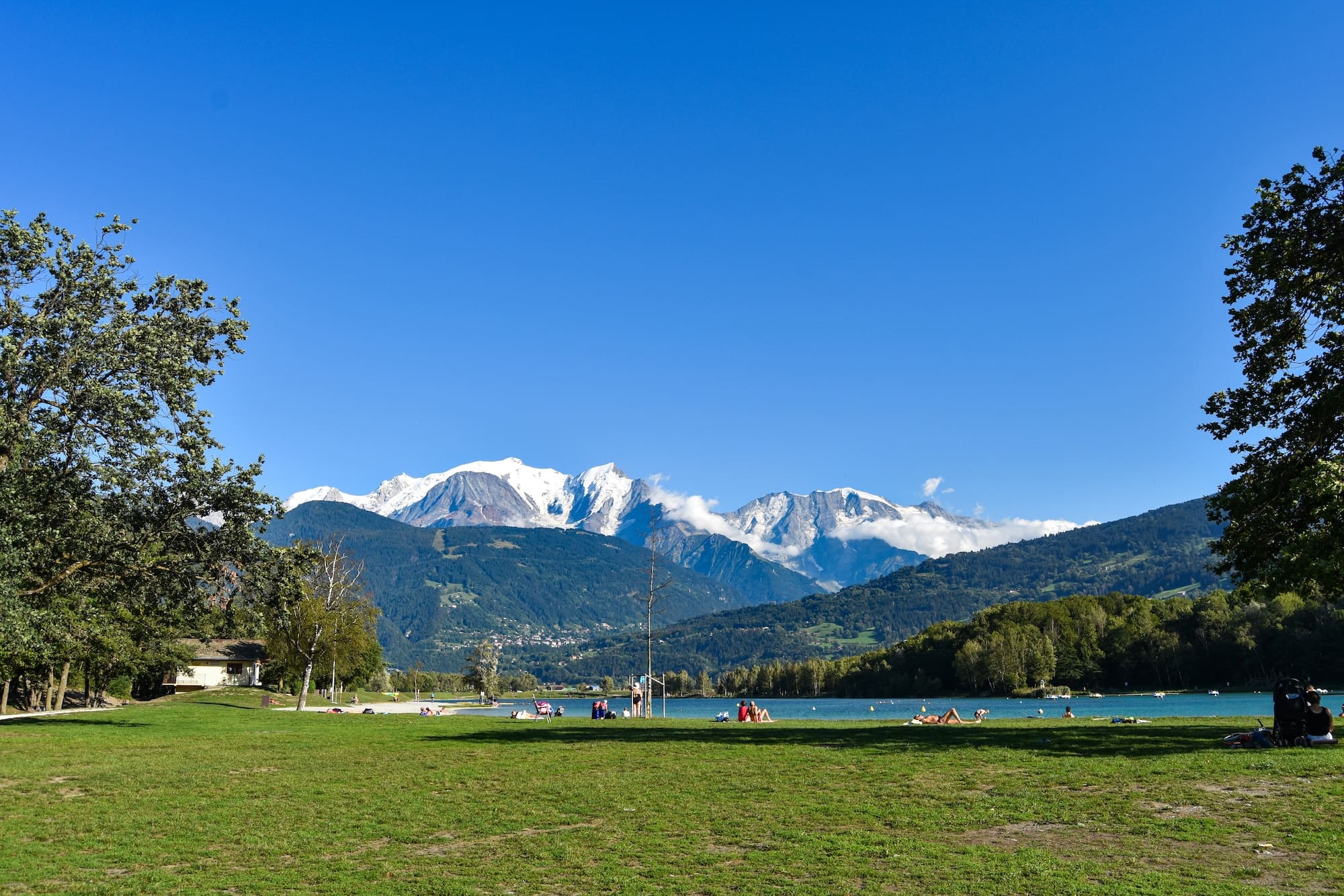 camping les îles lac de passy baignade