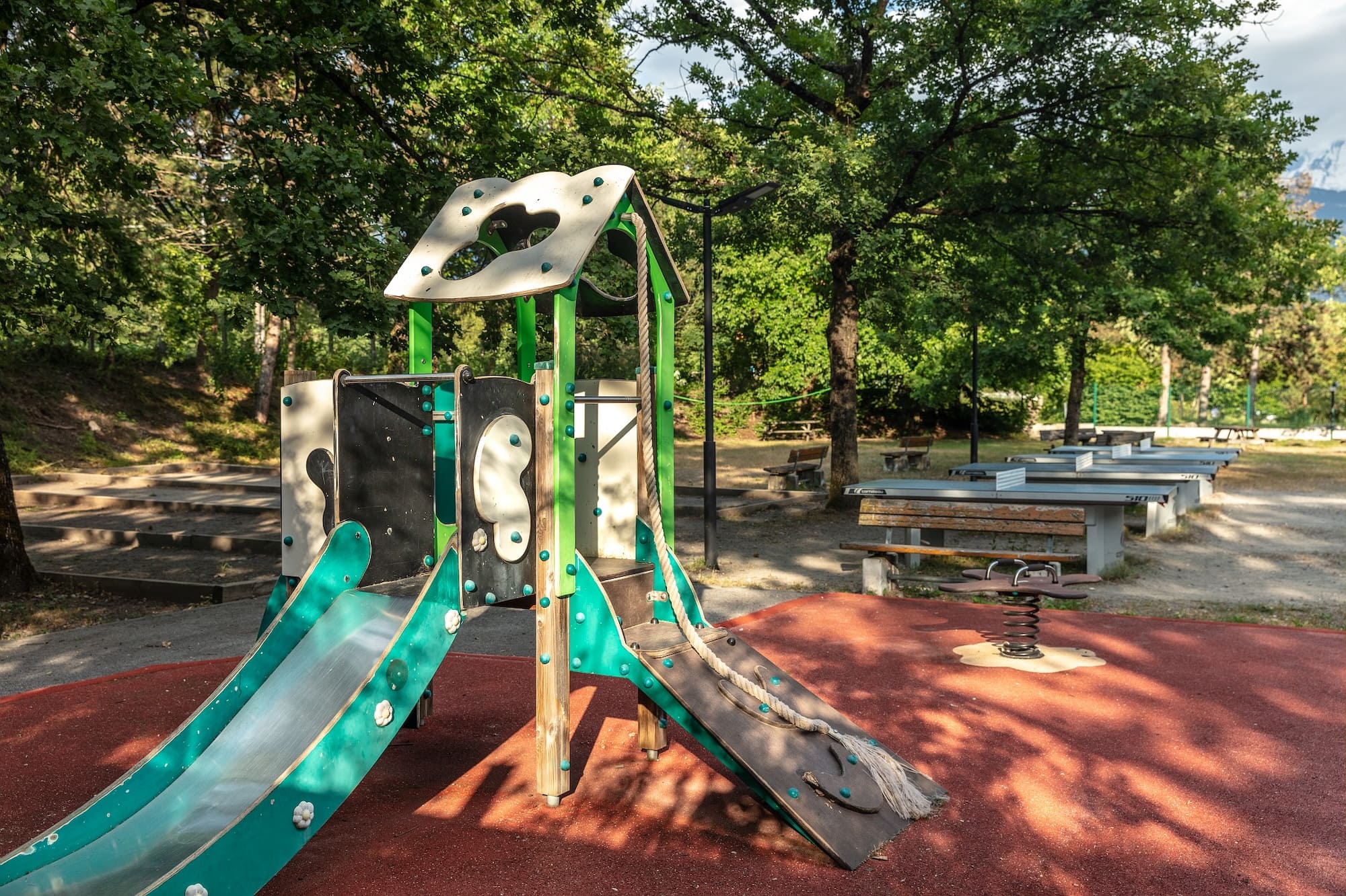 camping les îles passy lac jeux activités enfants