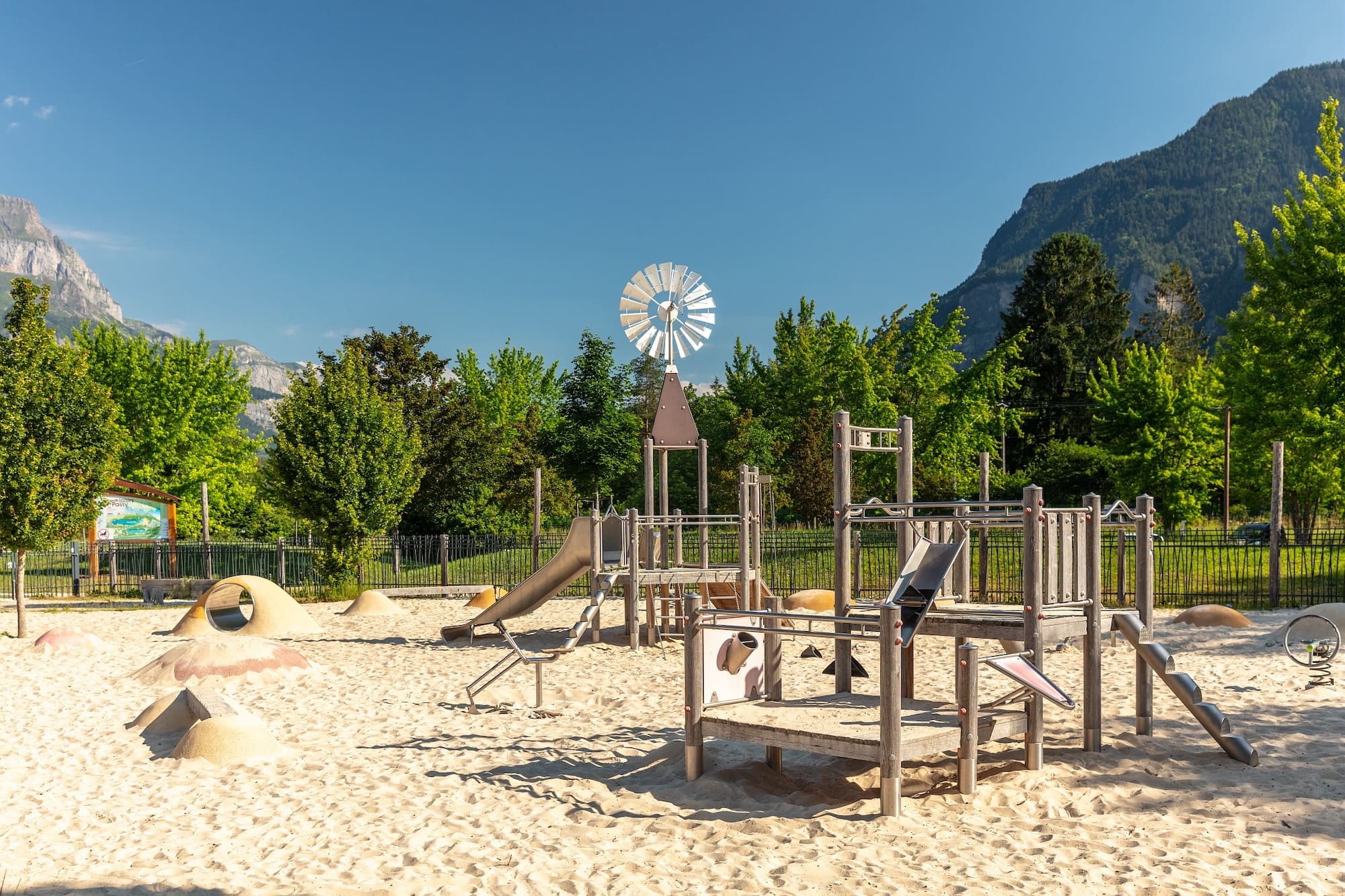 camping les îles passy lac jeux activités extérieurs enfants