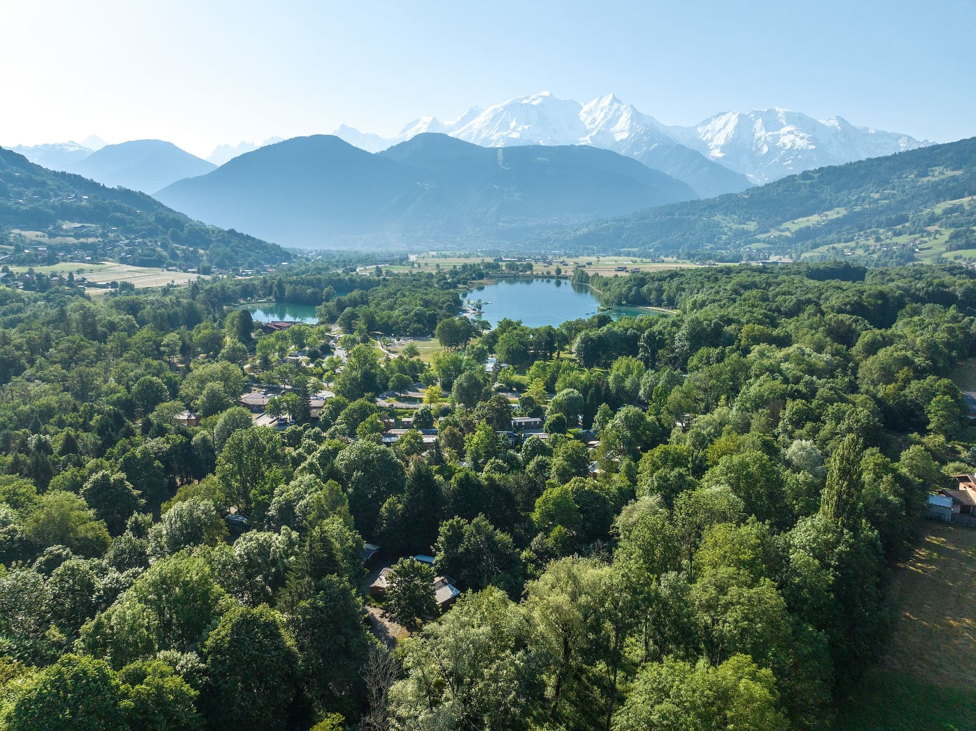 camping les îles passy lac lac vue