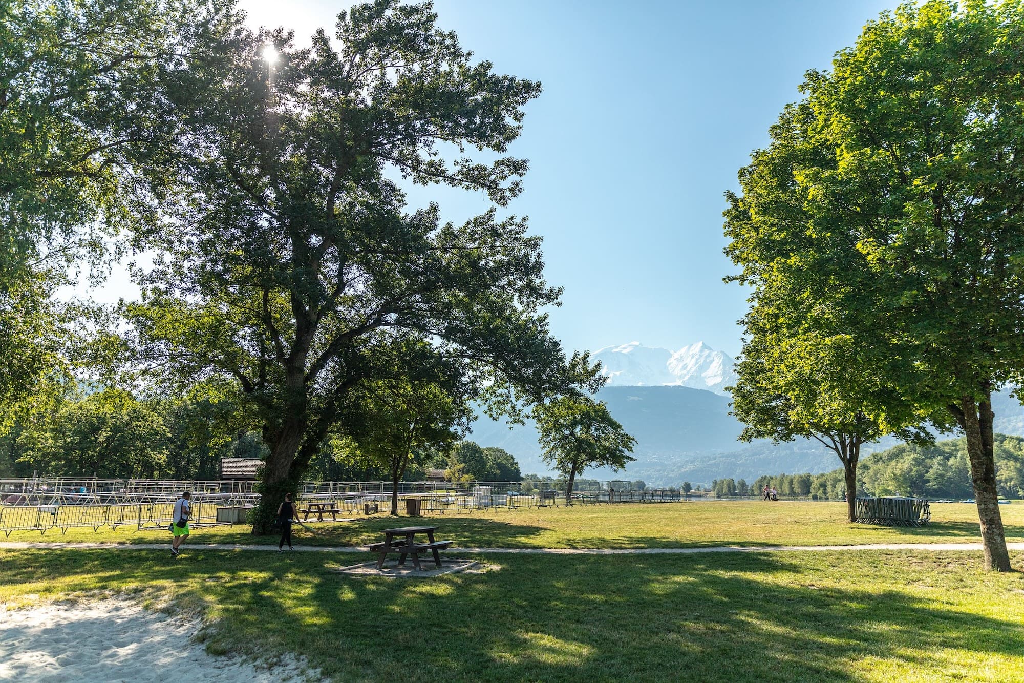 camping les îles passy lac vue